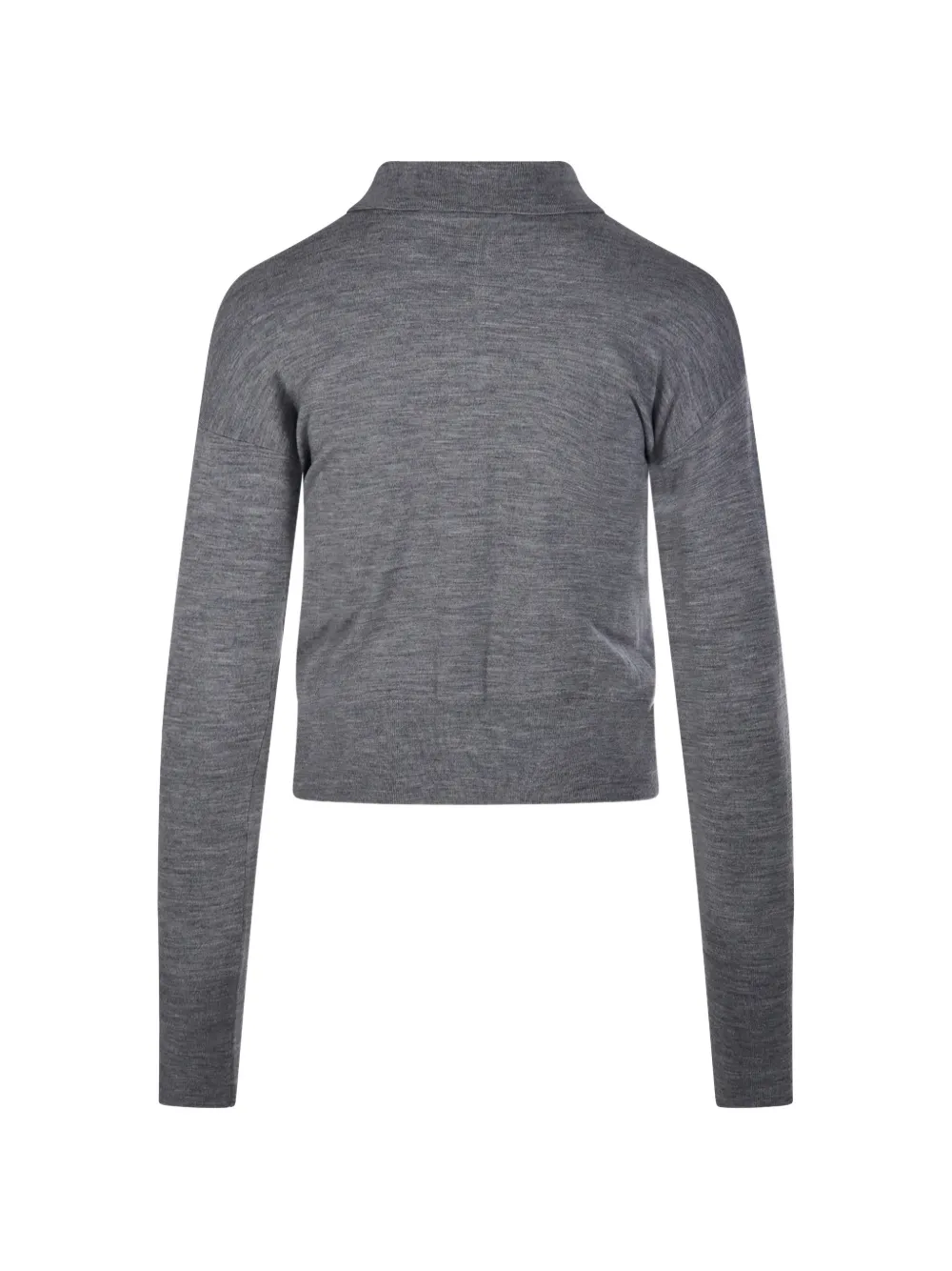 Max Mara Vest met kraag en knopen Grijs
