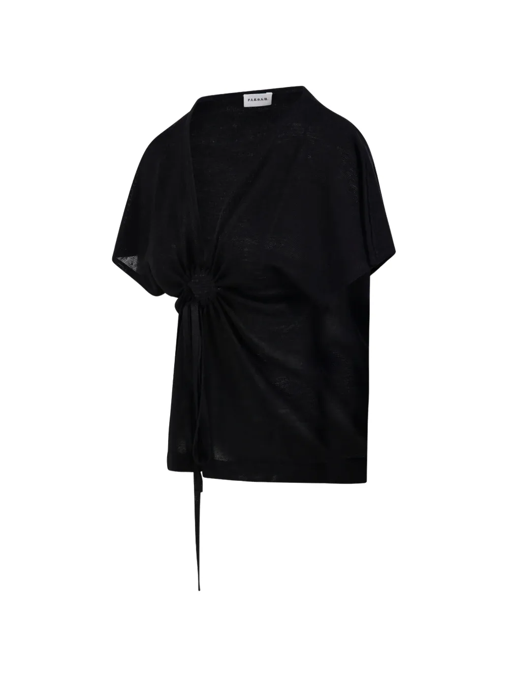 P.A.R.O.S.H. Top met V-hals Zwart