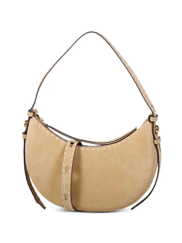 Tory Burch Romy Stitched Shoulder Bag in Neutrals