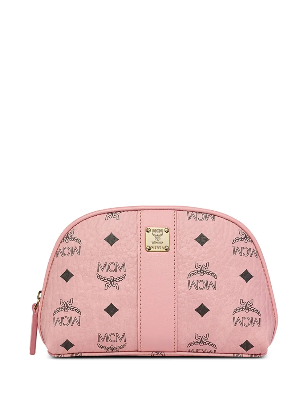 MCM Aren monogram-canvas make up bag