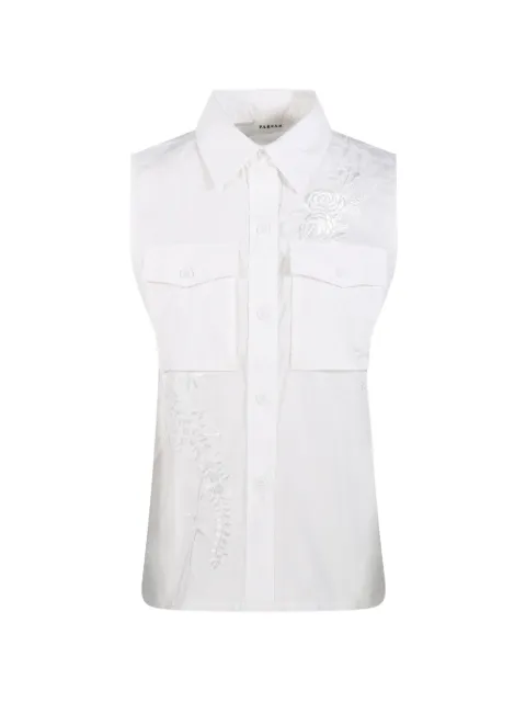 P.A.R.O.S.H. embroidered-detail pocket blouse