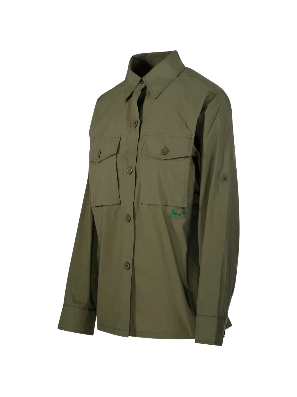  P.a.r.o.s.h. Pocket Shirt - Green 