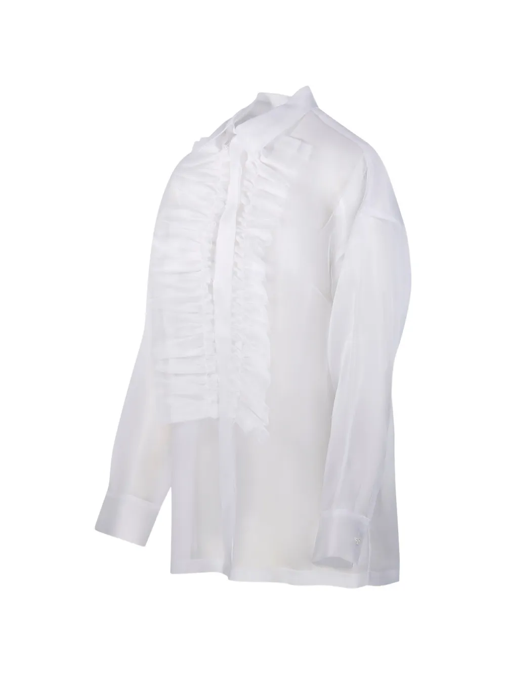 P.A.R.O.S.H. Blouse met ruches Wit