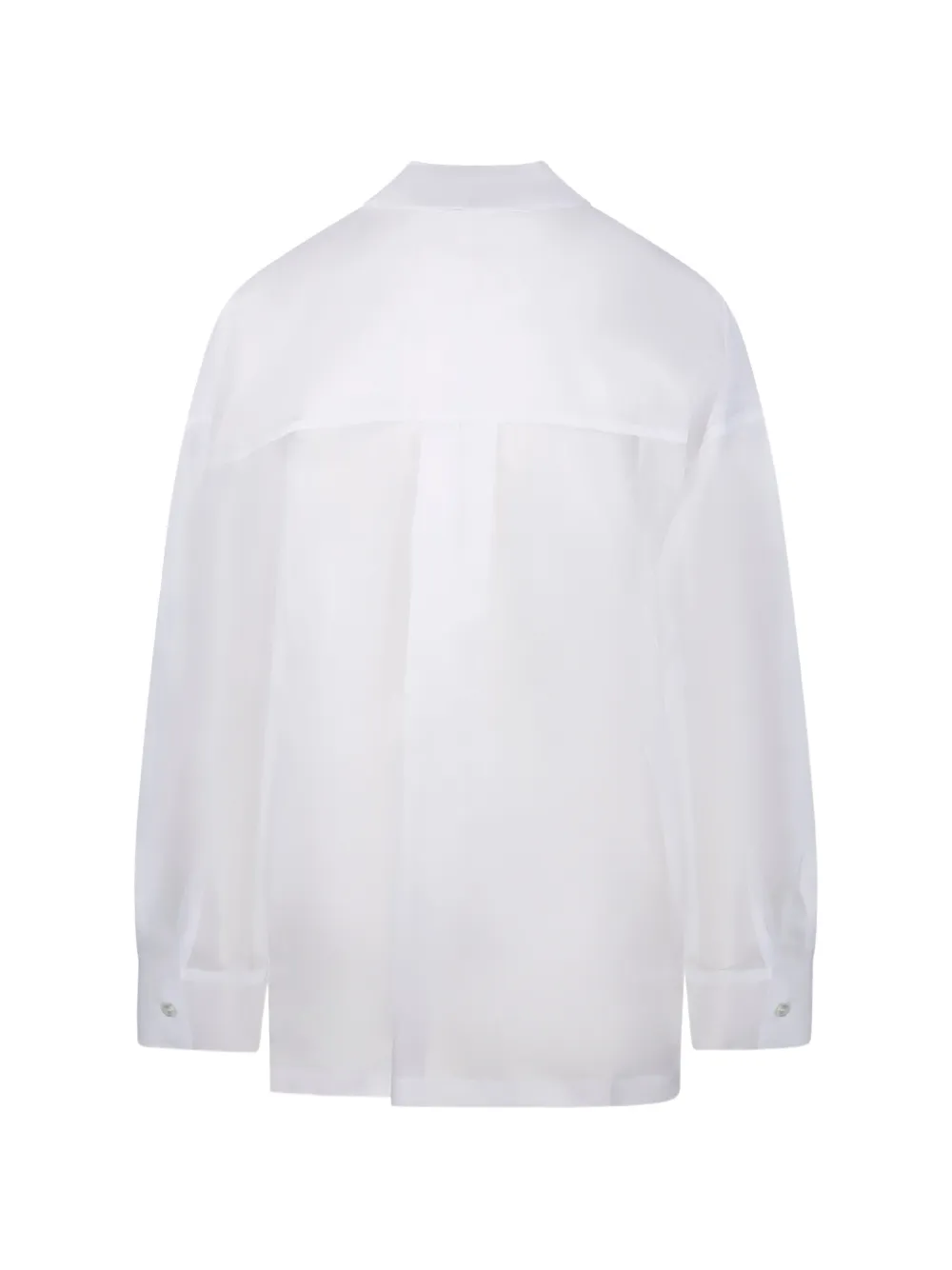P.A.R.O.S.H. Blouse met ruches Wit