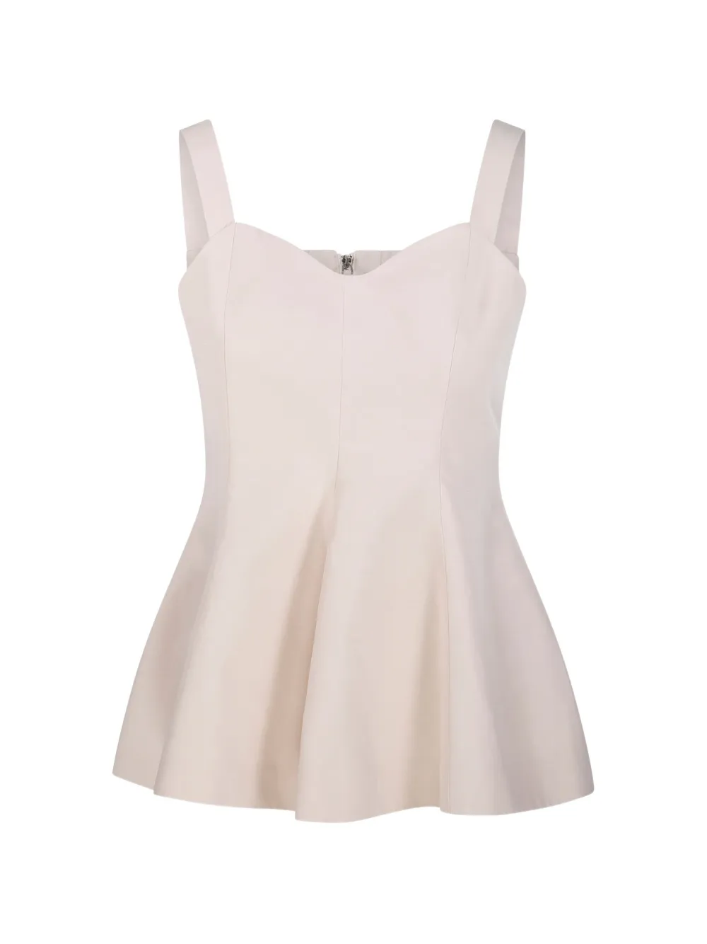 SANDBEIGE flared straps top - Toni neutri