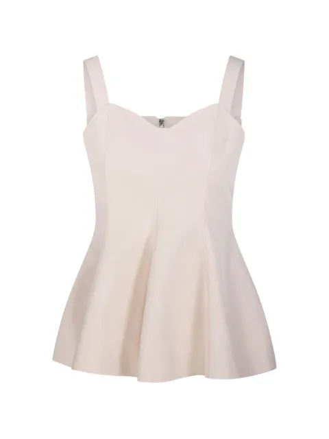SANDBEIGE flared straps top