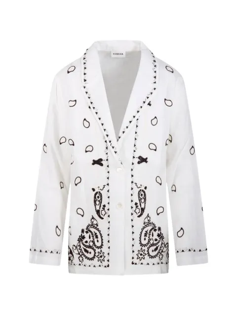 P.A.R.O.S.H. Beach embroidered blazer