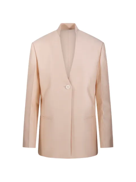 SANDBEIGE button single-breasted blazer