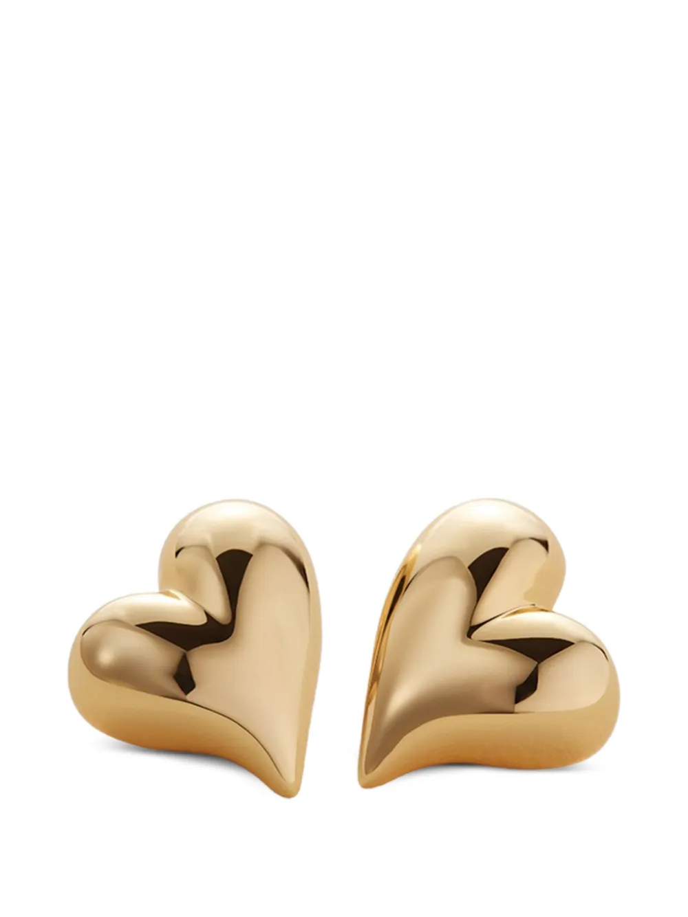 Jenny Bird Art Heart earrings - Oro