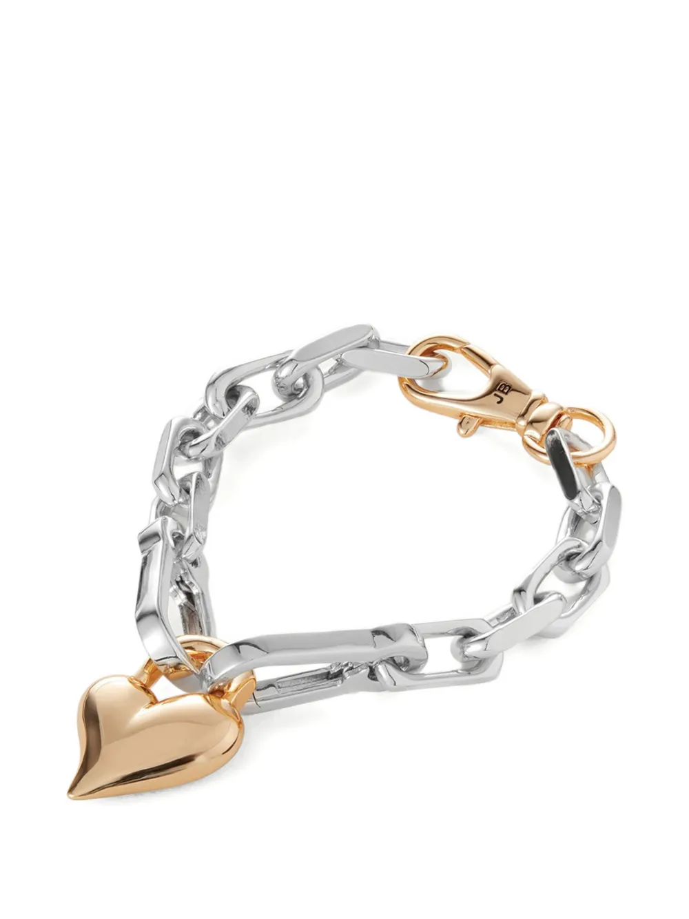 Jenny Bird Padlock Heart bracelet - Argento