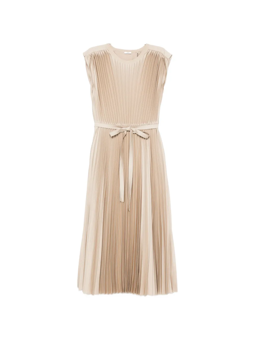 JOSEPH Volta gathered tie belt dress - Toni neutri