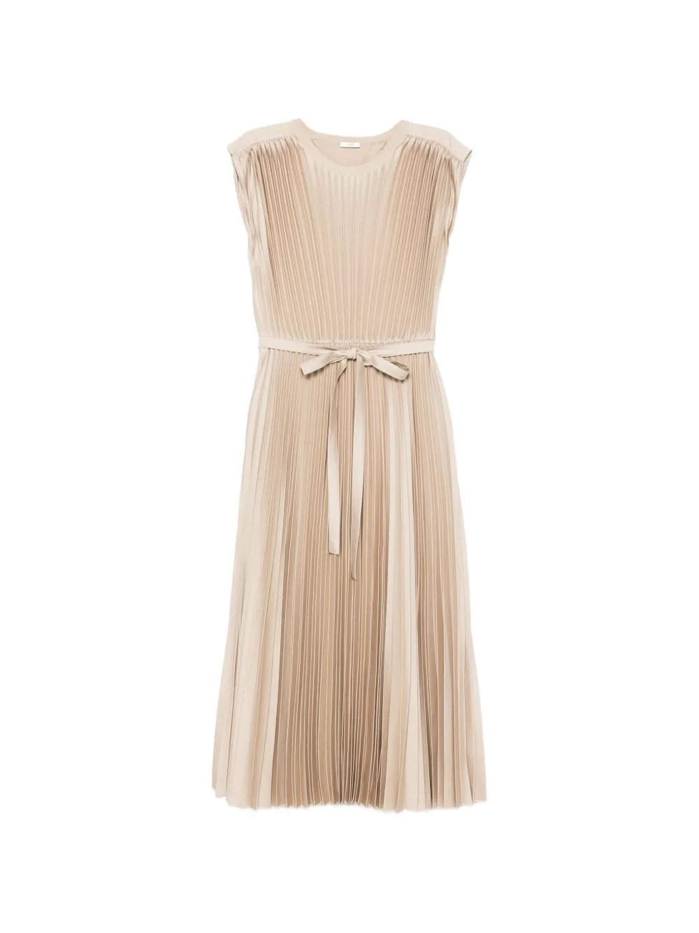JOSEPH Volta gathered tie belt dress - Toni neutri