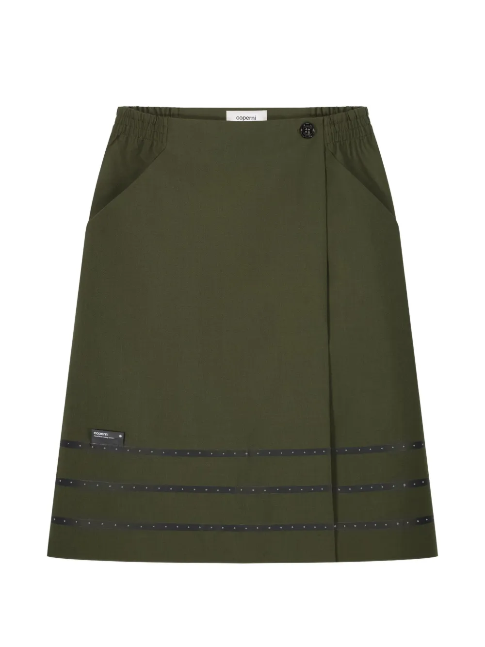 Coperni tailored midi skirt - Verde