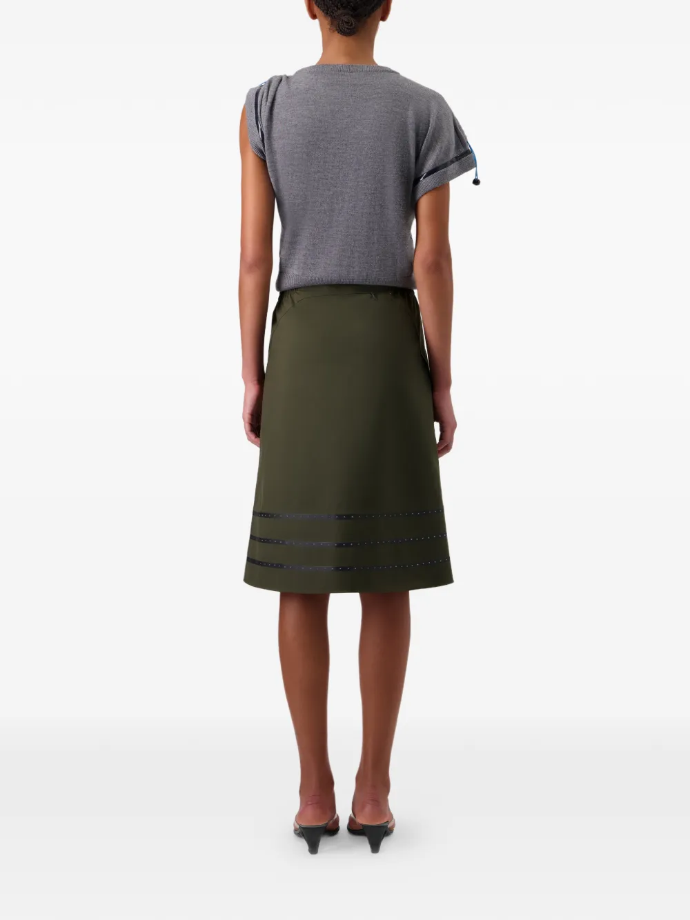 Tailored Midi Skirt