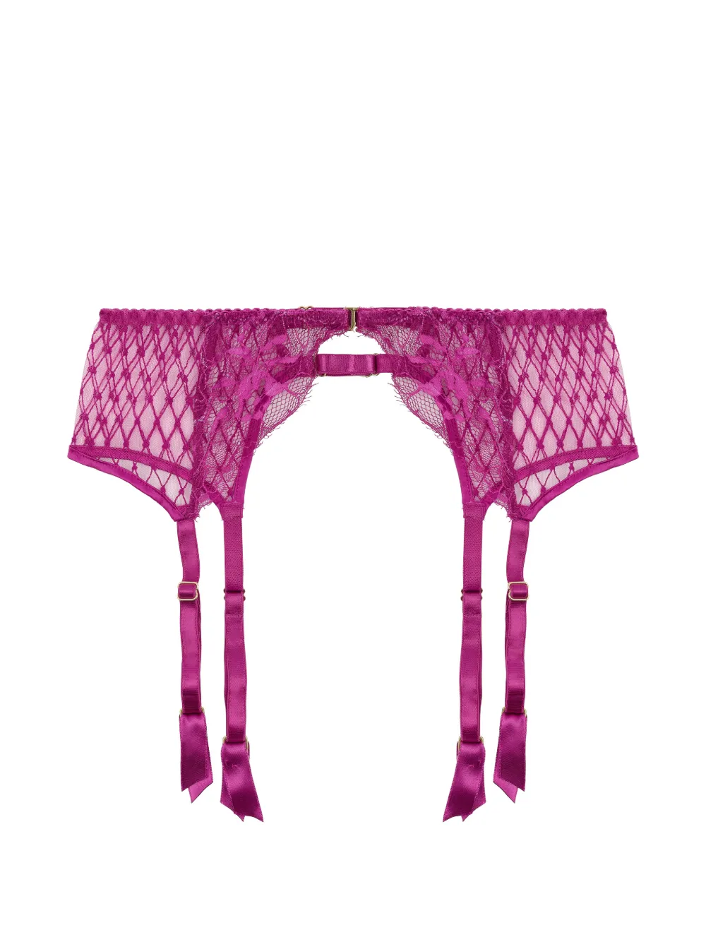 Fleur Of England Paloma jarretels met kant Roze
