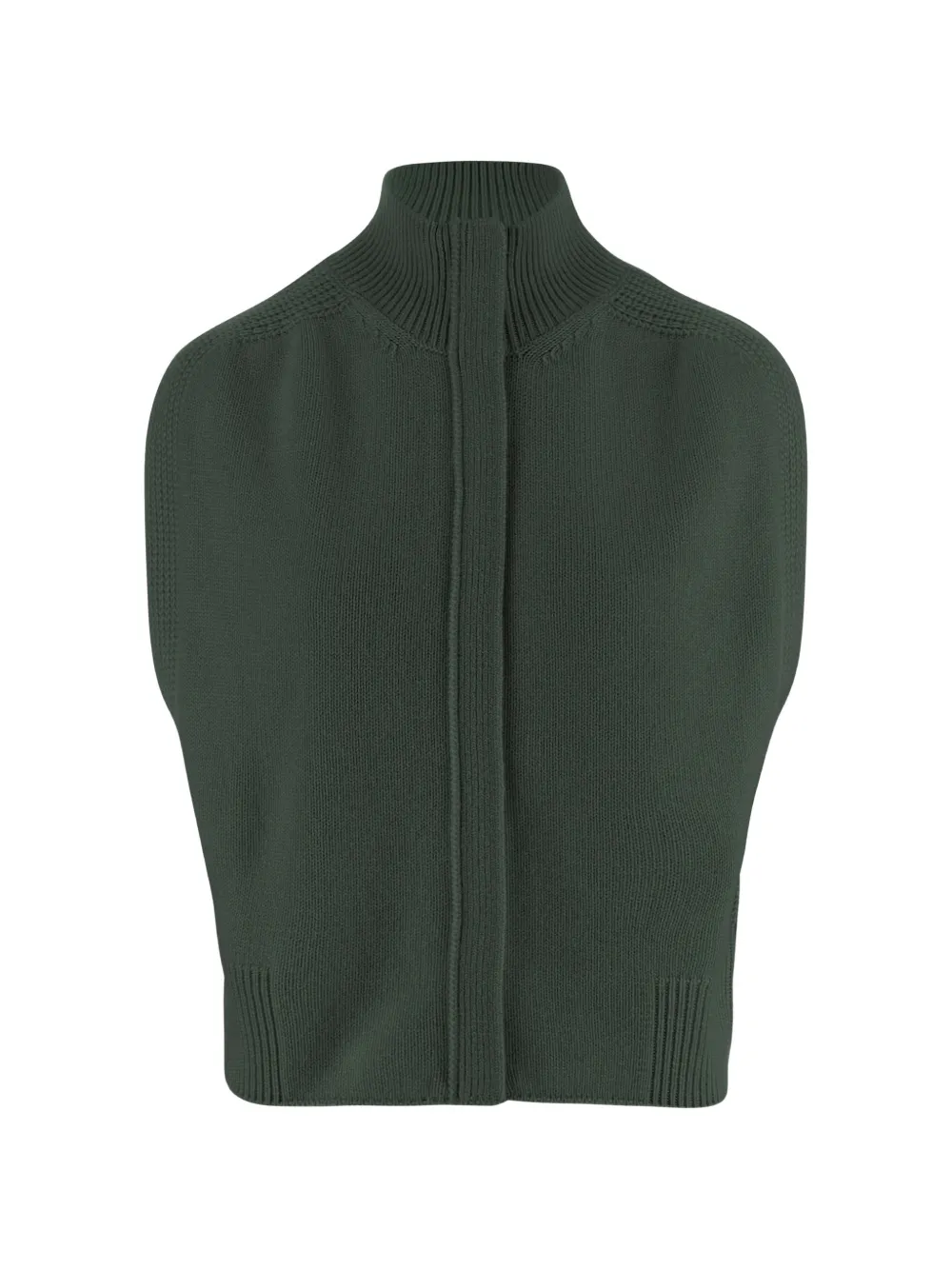 SA SU PHI sleeveless cardigan - Verde