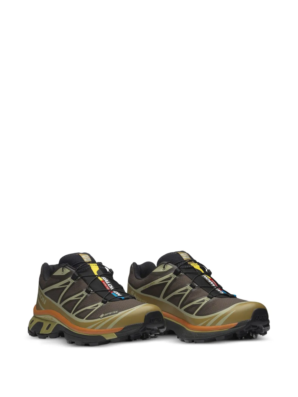 Salomon XT-6 Gore-Tex lace-up sneakers Bruin