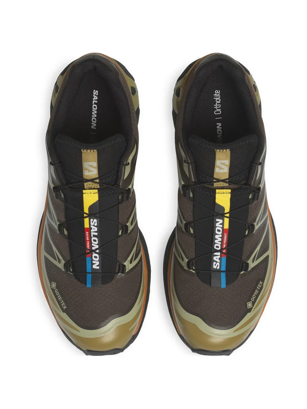 Salomon XT-6 Gore-Tex lace-up sneakers Bruin