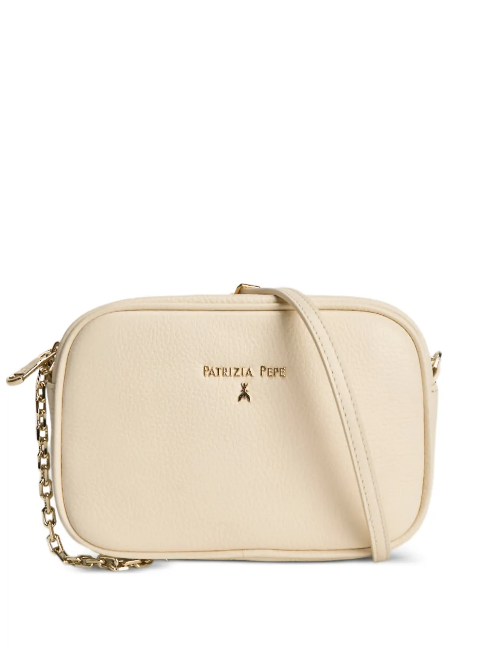 Patrizia Pepe logo-plaque crossbody bag - Toni neutri
