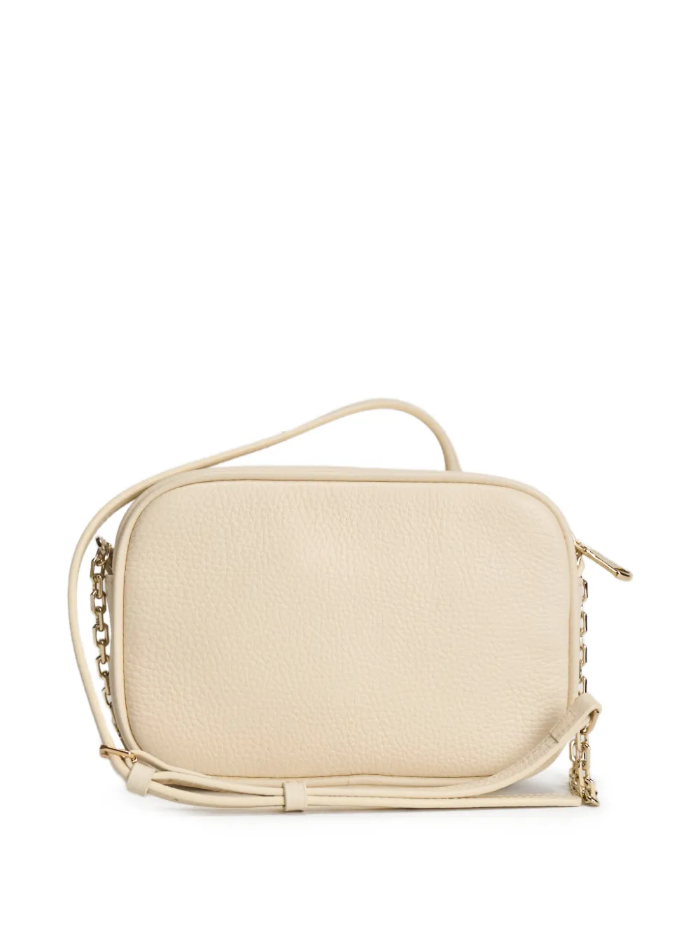  Patrizia Pepe Logo-plaque Crossbody Bag - Neutrals 