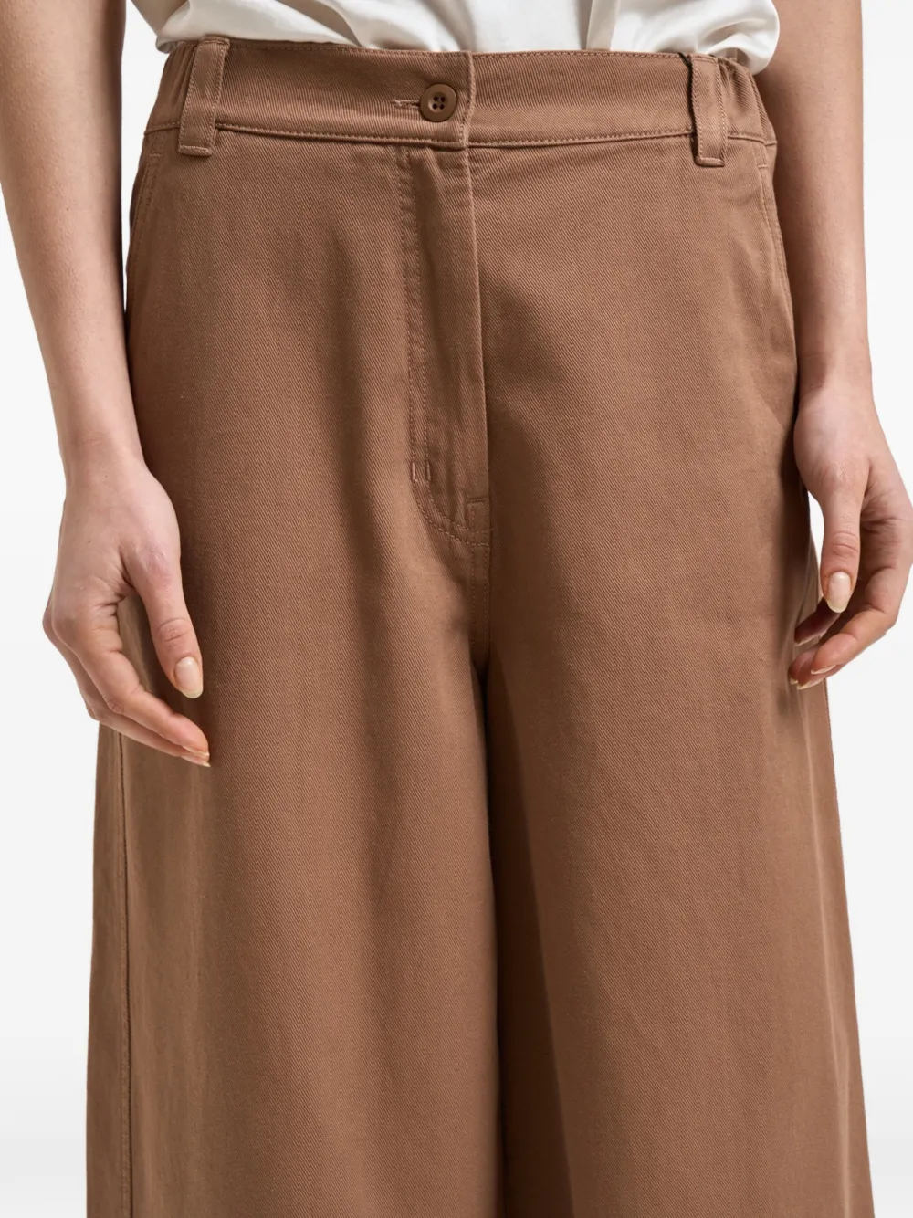 Weekend Max Mara Ariete broek met zakken Bruin