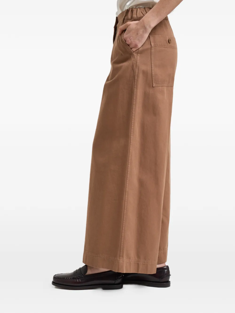 Weekend Max Mara Ariete broek met zakken Bruin