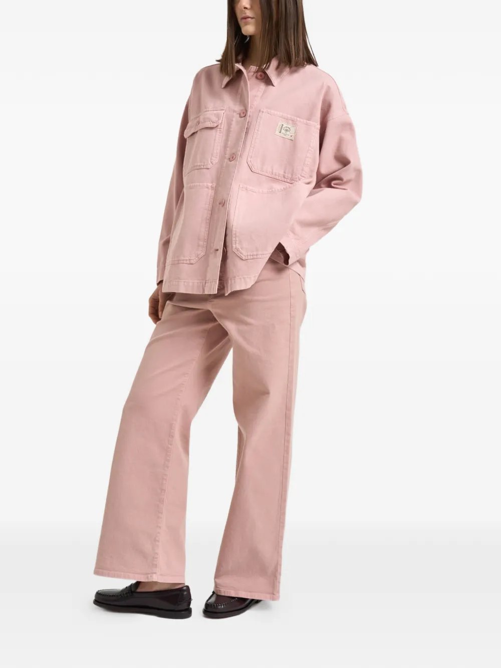  Weekend Max Mara Patch Pocket Coat - Pink 