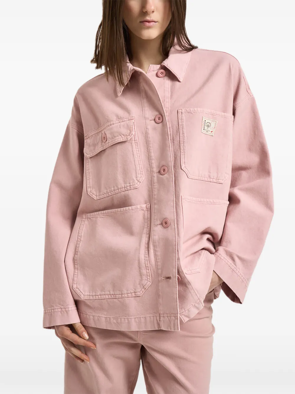 Weekend Max Mara patch pocket coat - Rosa