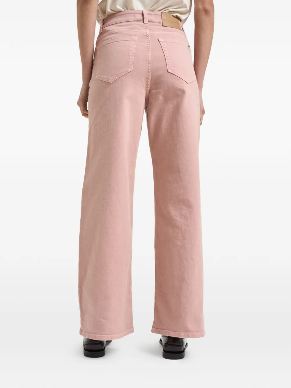 Weekend Max Mara Medina broek met wijde pijpen Roze