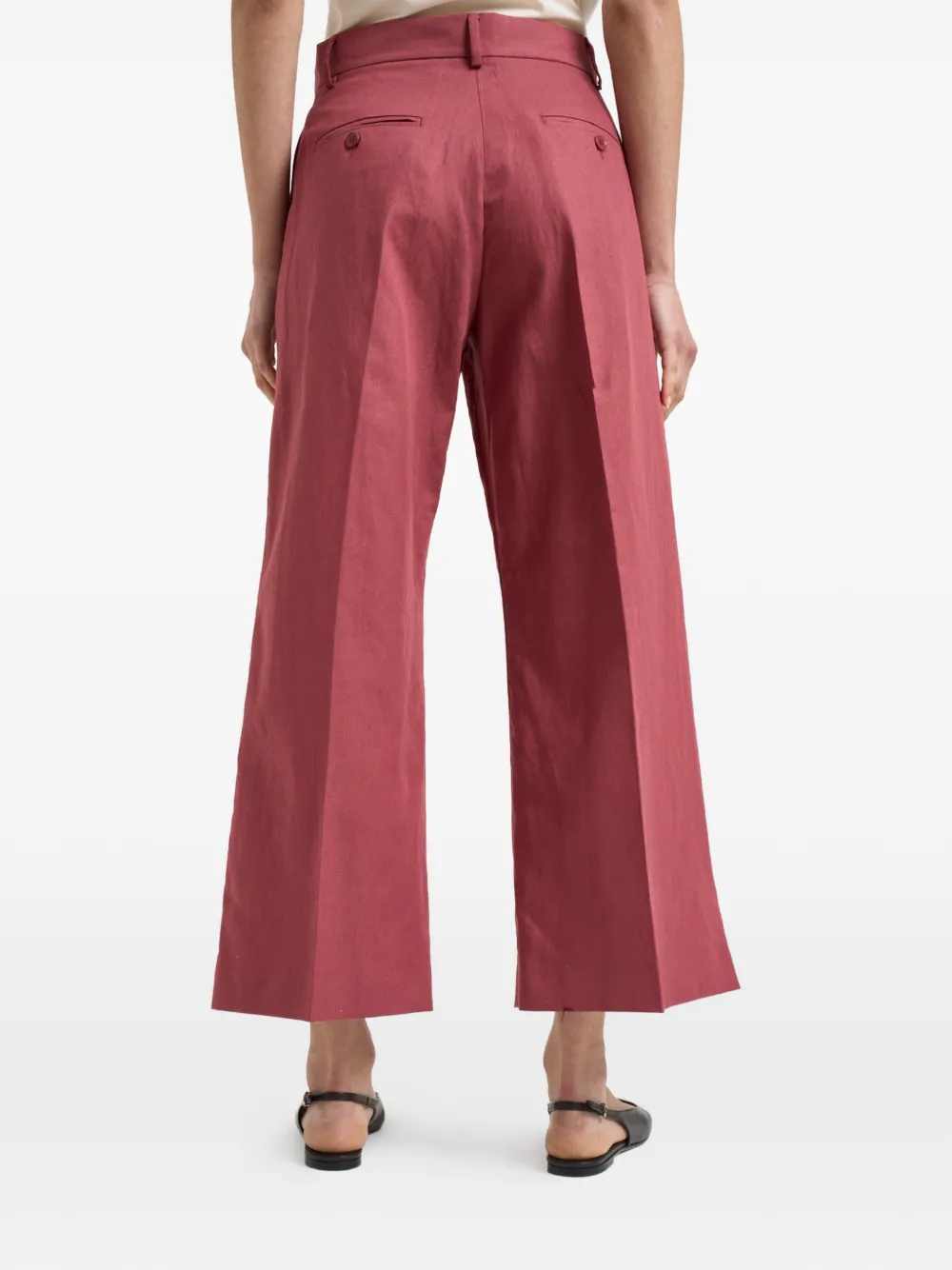 High-Rise Flared Trousers