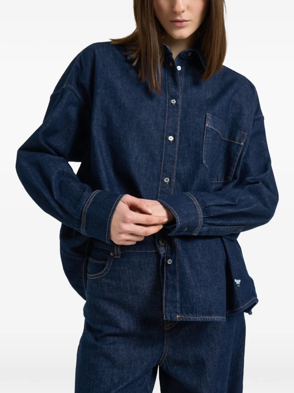 Weekend Max Mara chest-pocket shirt - Blu