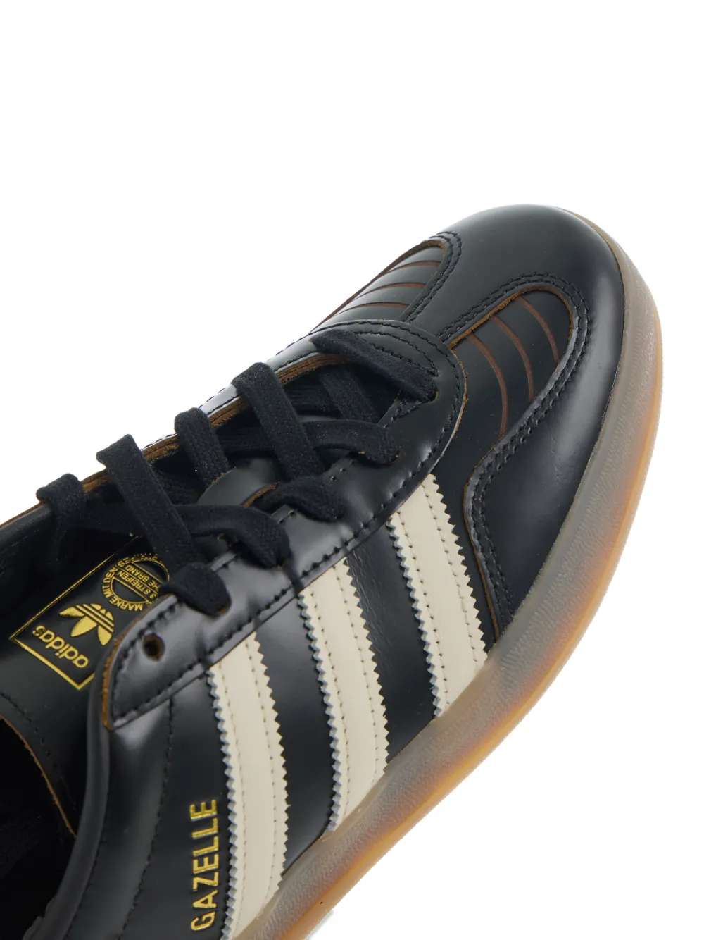 adidas Gazelle Indoor leren sneakers Zwart