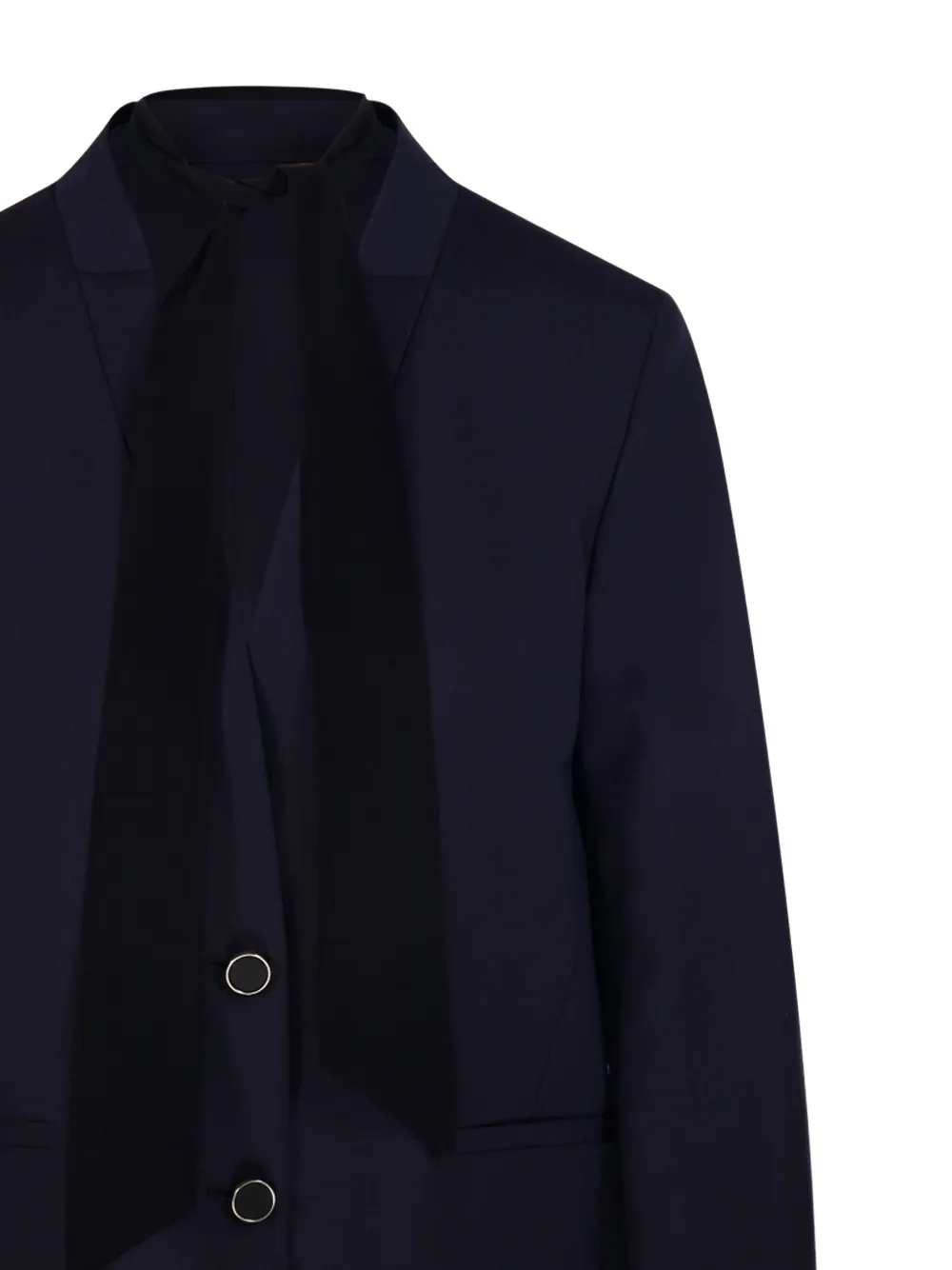Forte Button-up blazer Blauw