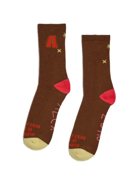 ALEX ZONO star intarsia socks
