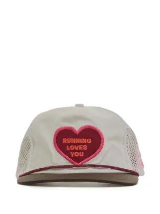 ALEX ZONO Heart Running Loves You Trucker Hat | White | FARFETCH