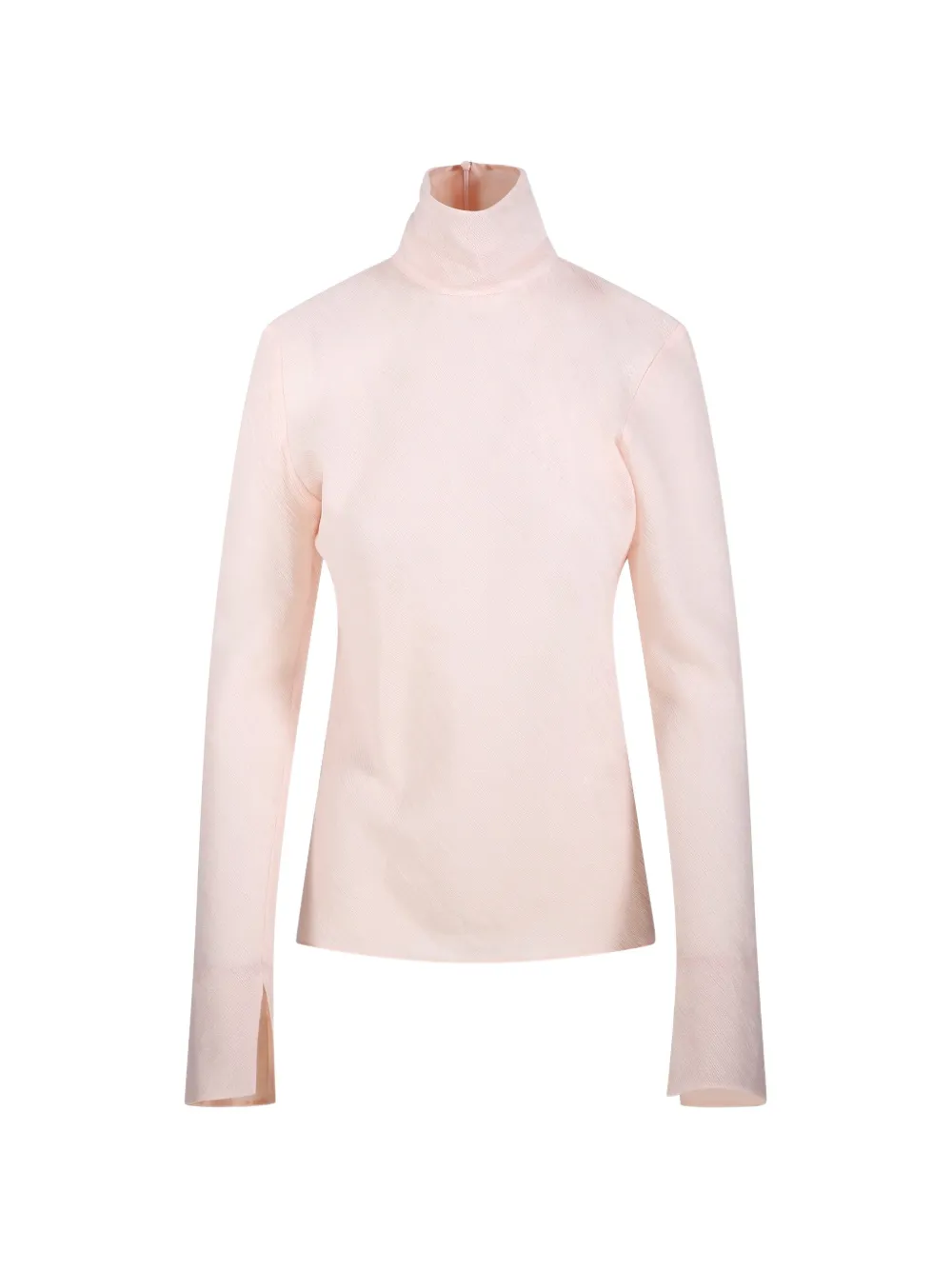 SANDBEIGE turtleneck split cuff blouse - Rosa
