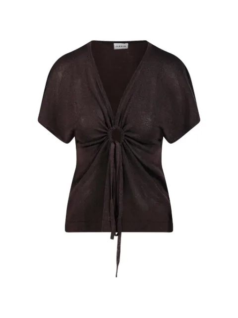 P.A.R.O.S.H. tie-waist top