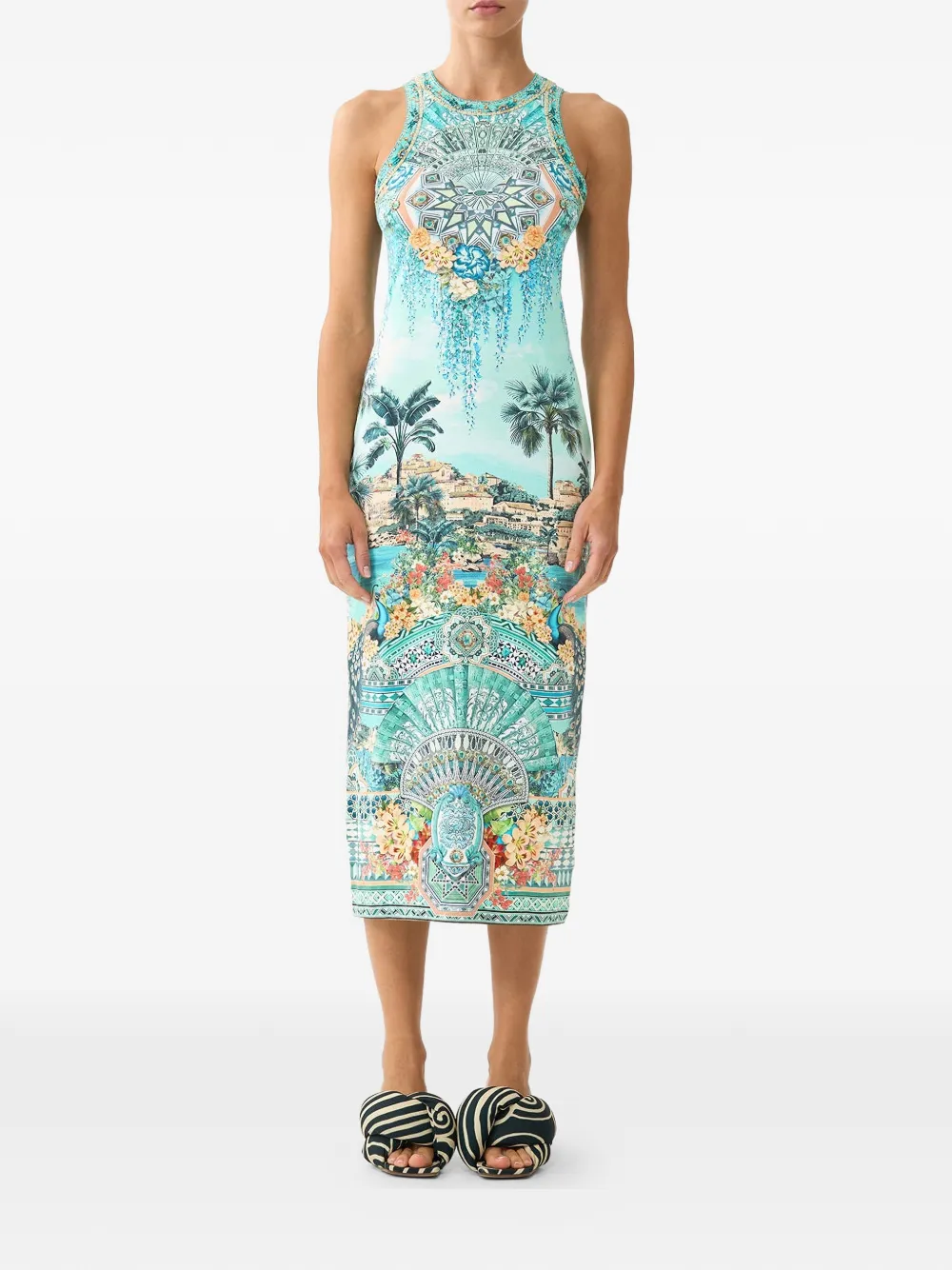  Camilla Jersey Dress - Blue 