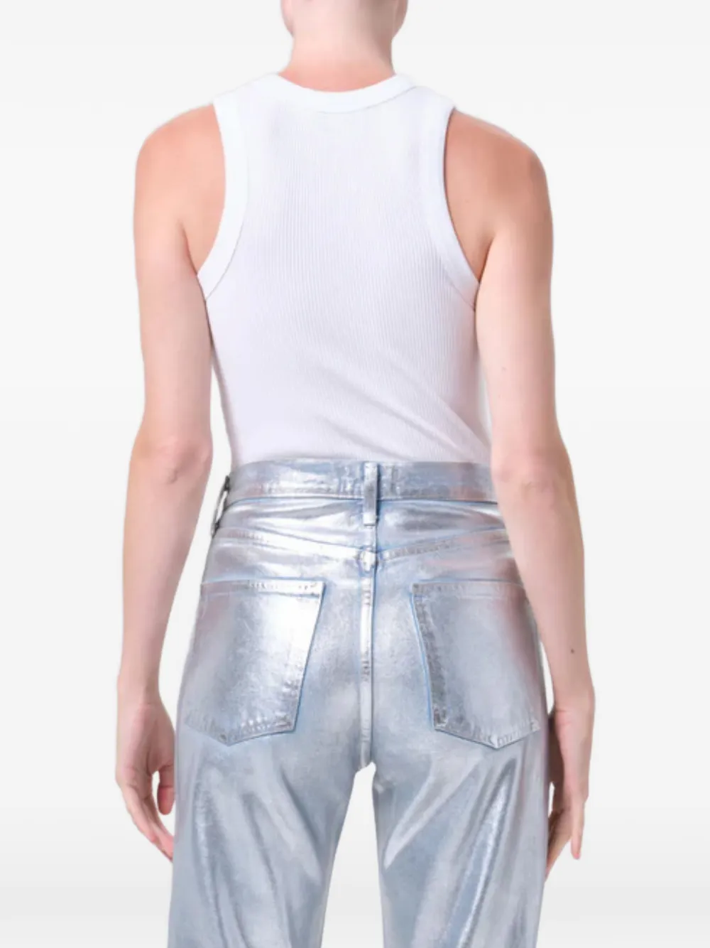  Agolde Leigh Tank Top - White 