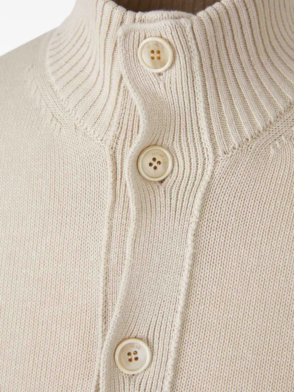  Zanone Buttoned Cardigan - Neutrals 