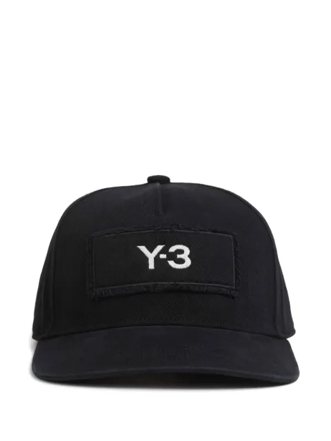Y-3 logo-patch cap hat