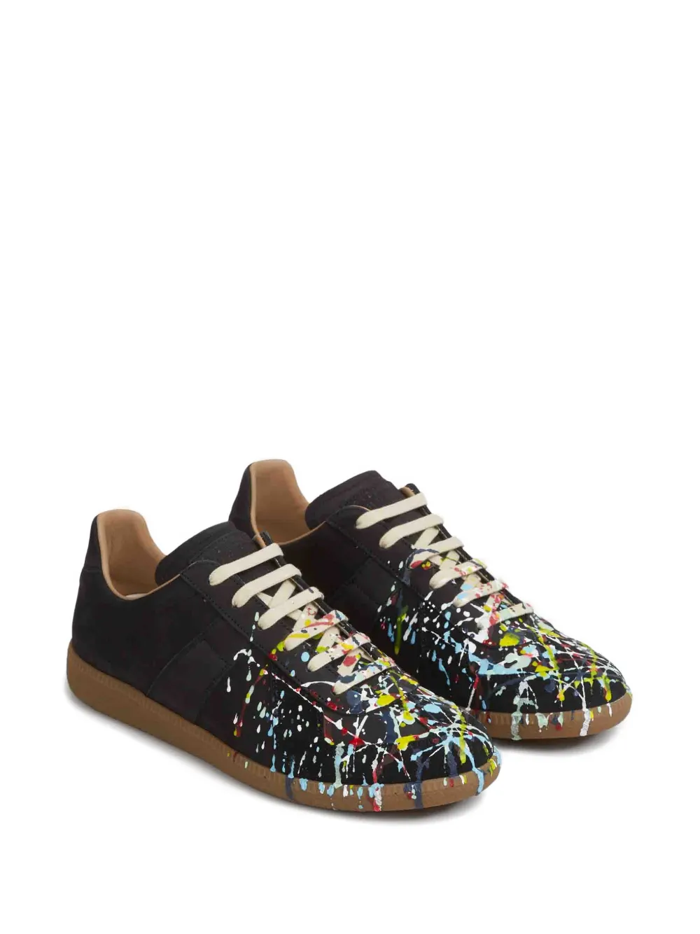 Maison Margiela Paint Replica sneakers Zwart
