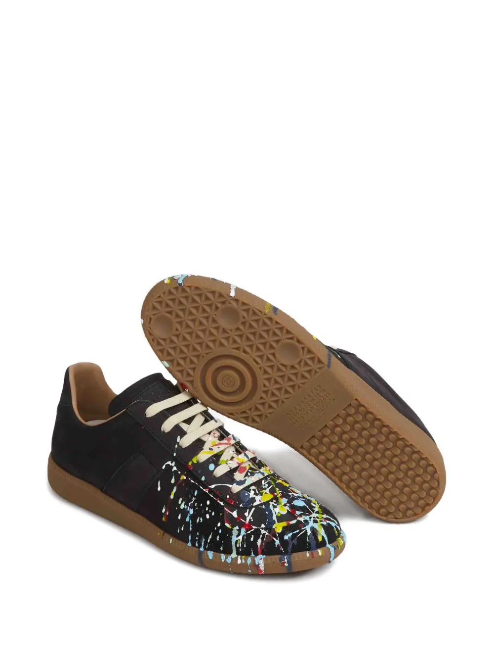 Maison Margiela Paint Replica sneakers Zwart