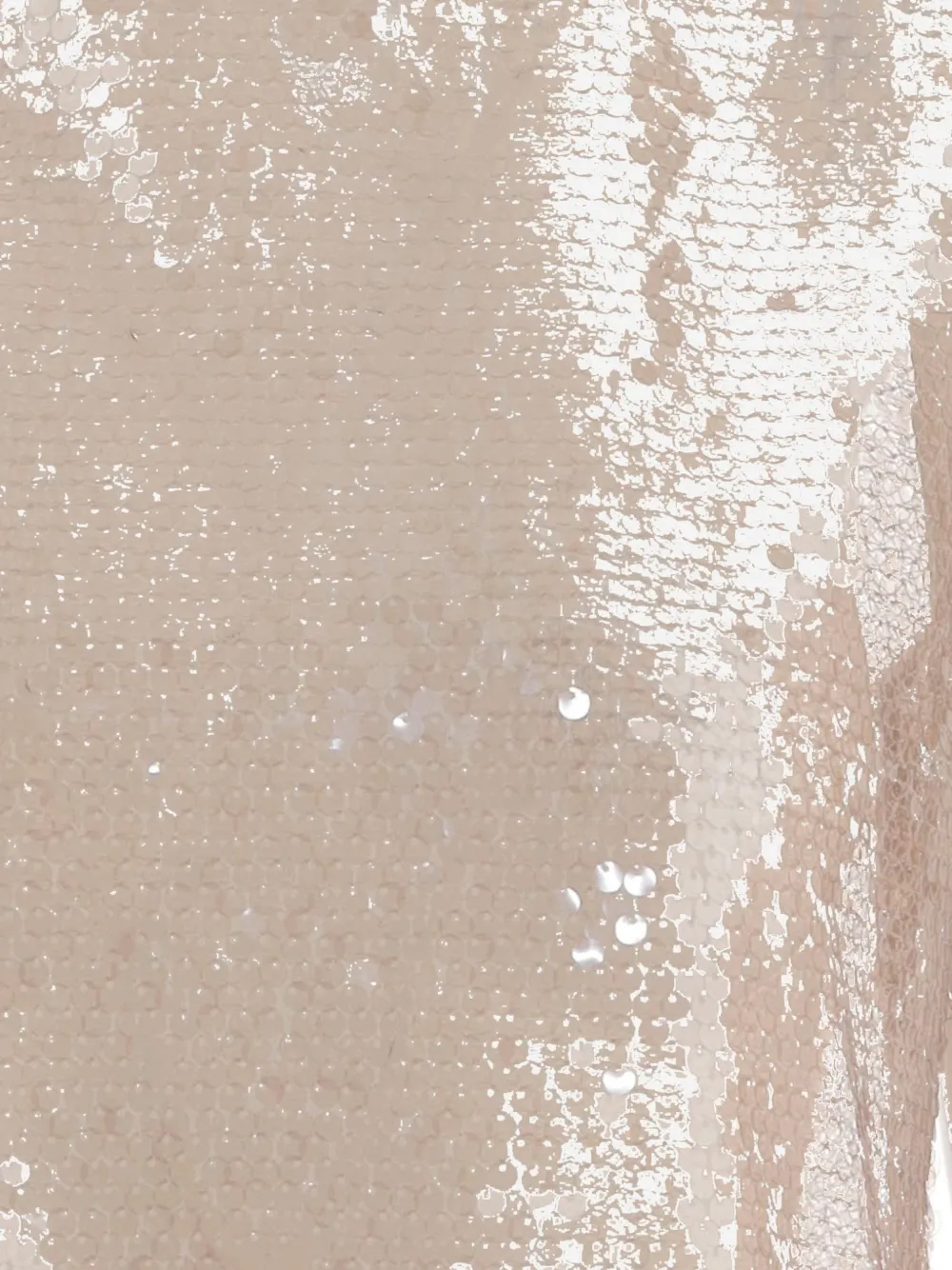  Niccolò Pasqualetti Sequinned Sleeveless Top - Neutrals 