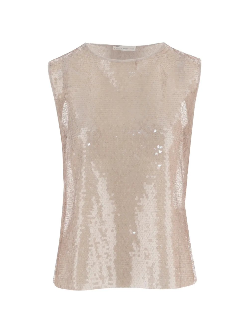 Niccolò Pasqualetti sequinned sleeveless top - Toni neutri