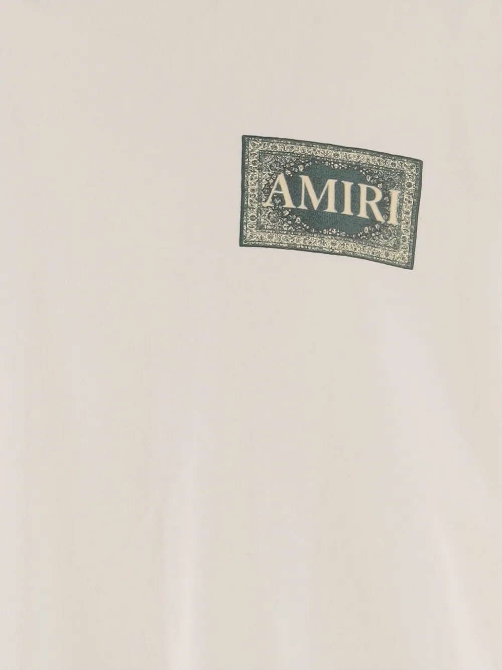  Amiri Logo-print T-shirt - Neutrals 