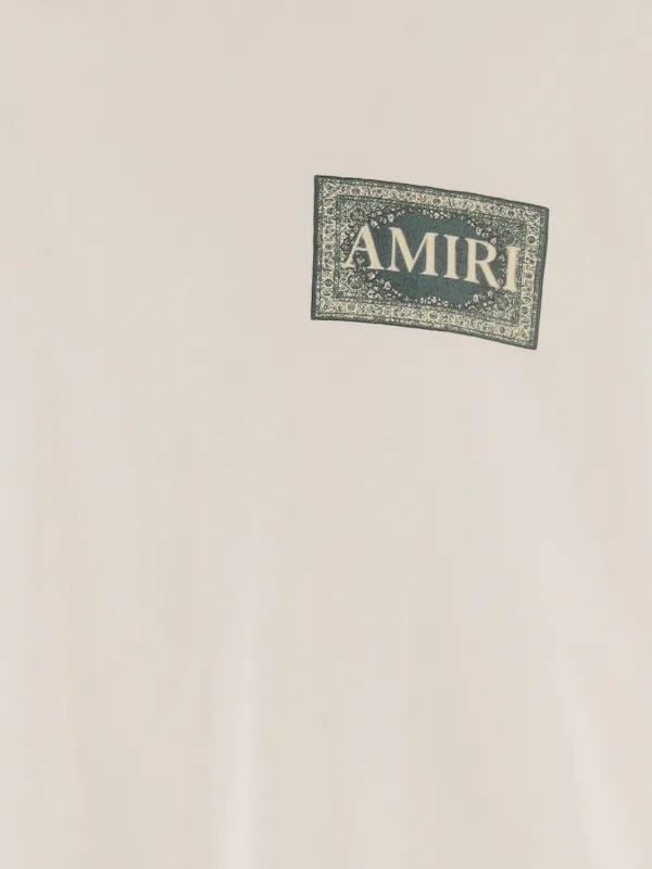 AMIRI logo-print T-shirt | Neutrals | FARFETCH ZA