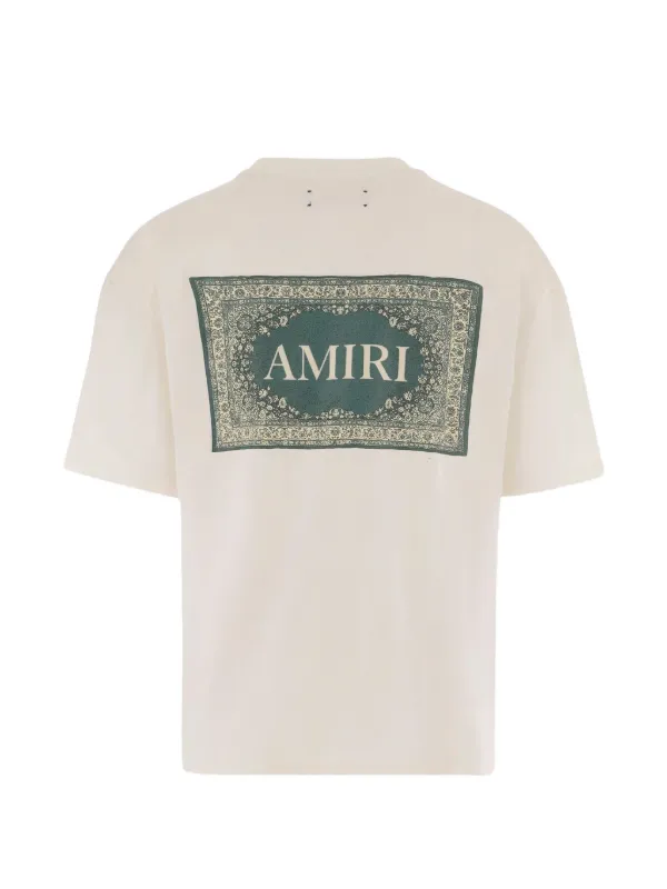 AMIRI logo-print T-shirt | Neutrals | FARFETCH ZA
