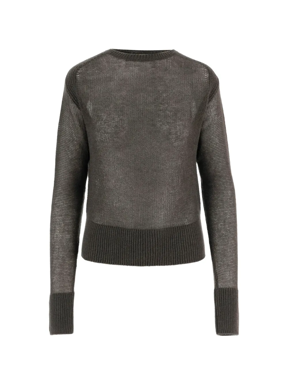 SA SU PHI ribbed crew-neck sweater - Verde