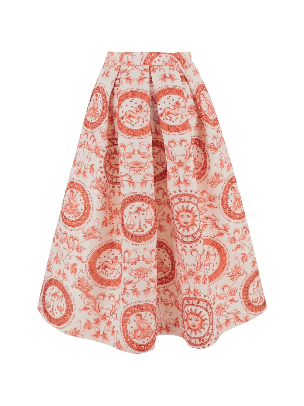  Lunatica Milano Flared Fantasy-print Skirt 